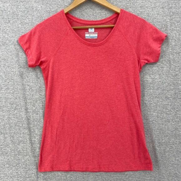 Columbia Sportswear Shirt Womens Extra Small Red Omni Sweat Activated Cooling - Picture 1 of 9